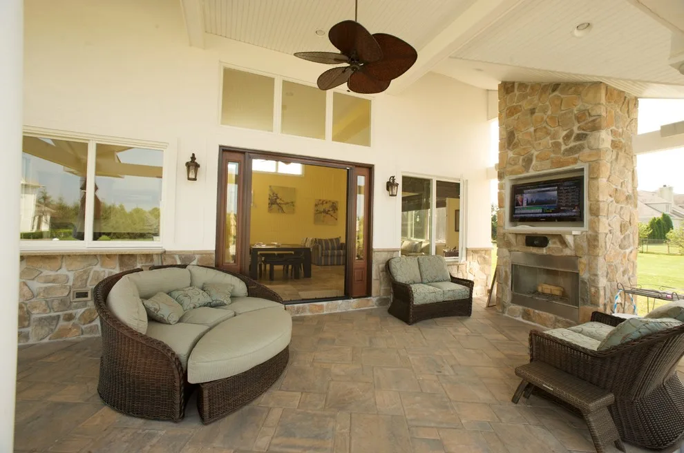 Outdoor Oasis Enhanced by Pool Cabana by Degnan Design Build + Degnan Design Group - Photo 7