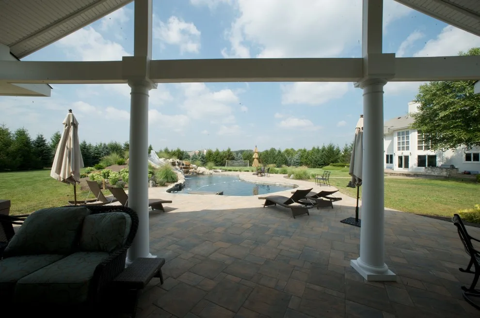Outdoor Oasis Enhanced by Pool Cabana by Degnan Design Build + Degnan Design Group - Photo 4