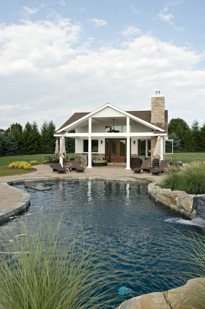 Outdoor Oasis Enhanced by Pool Cabana by Degnan Design Build + Degnan Design Group - Photo 10