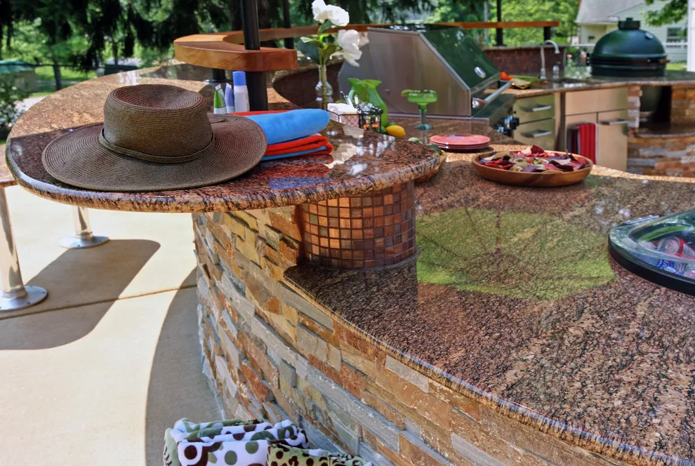 Poolside Outdoor Kitchen in Festus, MO by Mosby Building Arts - Photo 7