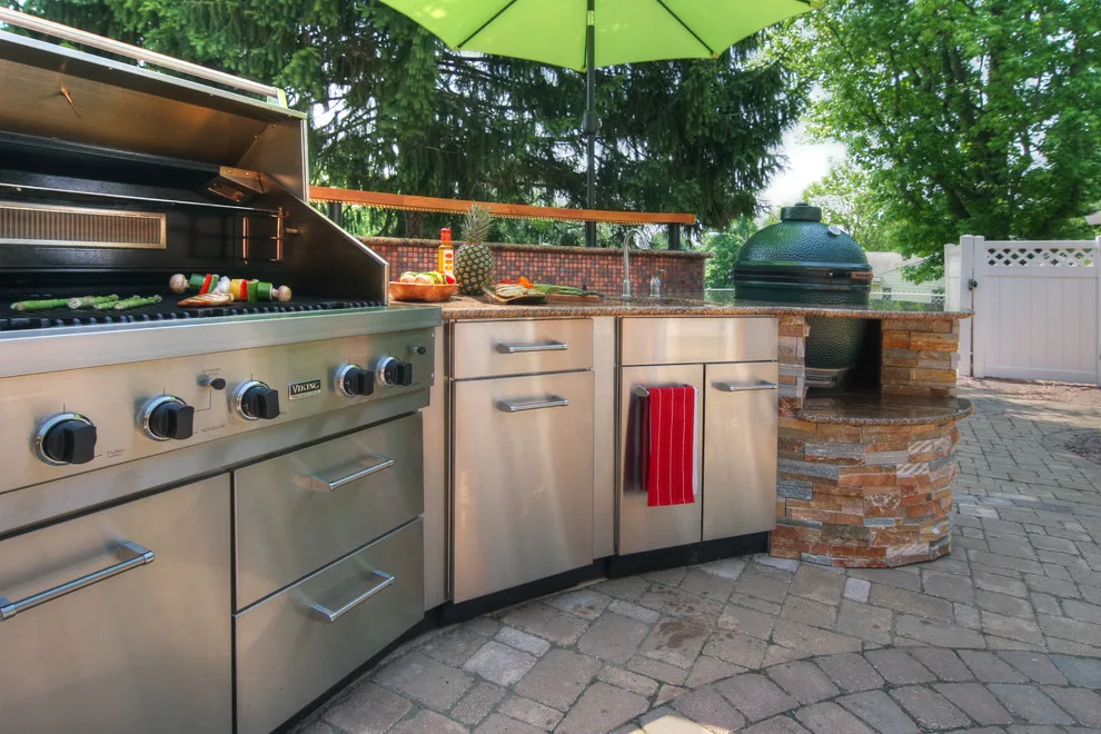 Poolside Outdoor Kitchen in Festus, MO by Mosby Building Arts - Photo 5