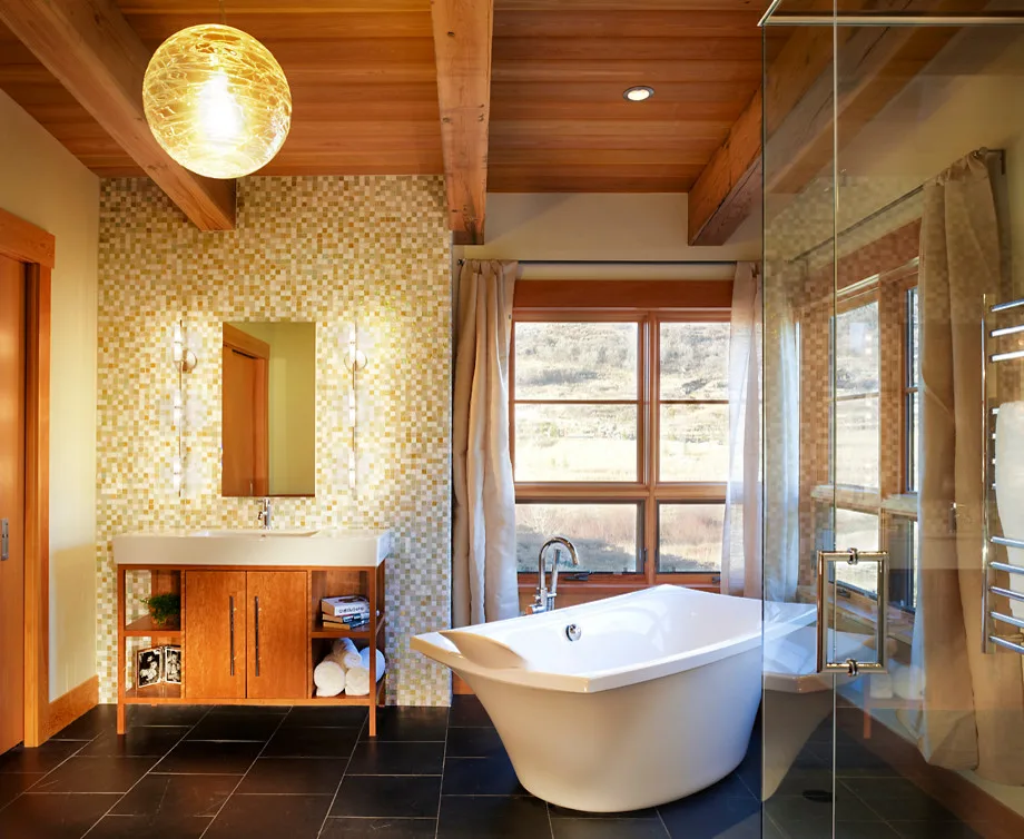 Quiet Reflection: Fish Creek Falls Region by Gerber Berend Design Build, Inc. - Photo 10