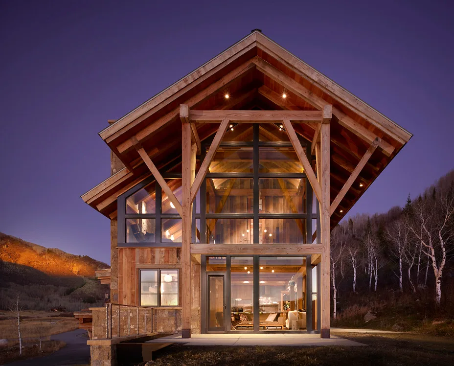 Quiet Reflection: Fish Creek Falls Region by Gerber Berend Design Build, Inc. - Photo 4