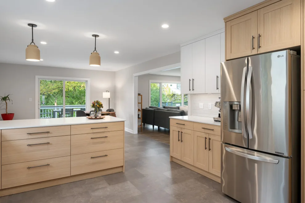 Stylish Sage and Gray Kitchen by Wise Design & Remodel LLC - Photo 9