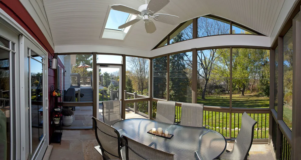 Flagstone Patio Addition to Sun Porch by Penn Contractors Inc - Photo 10