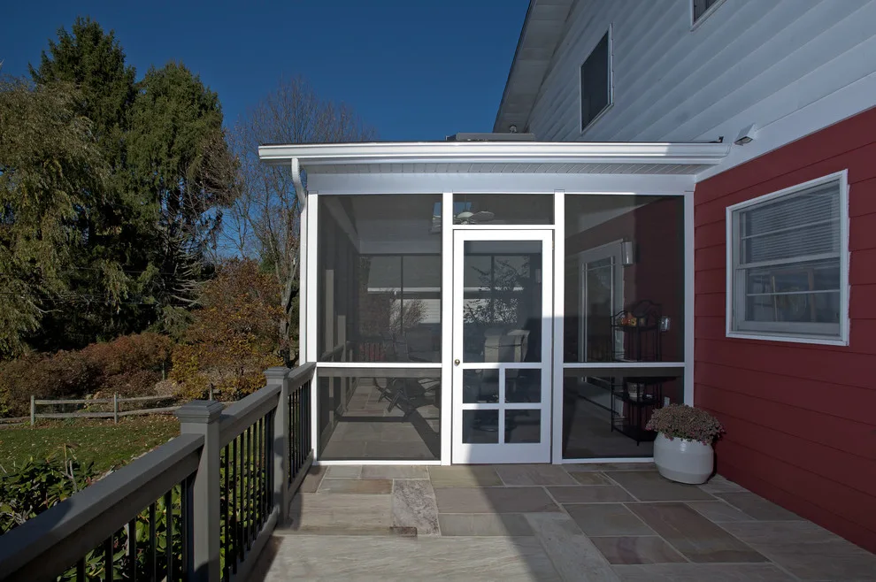 Flagstone Patio Addition to Sun Porch by Penn Contractors Inc - Photo 3