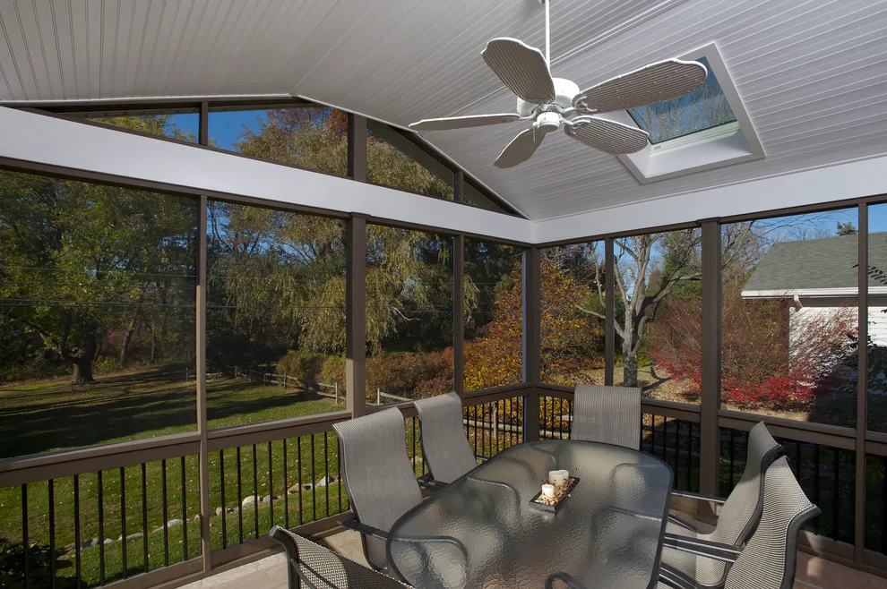 Flagstone Patio Addition to Sun Porch by Penn Contractors Inc - Photo 2