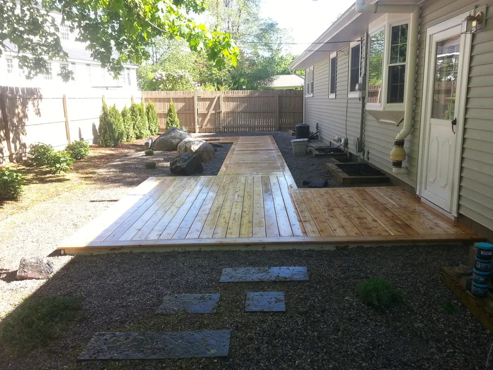 Custom Deck and Water Feature in Traverse City by G. Mott Builders - Photo 3