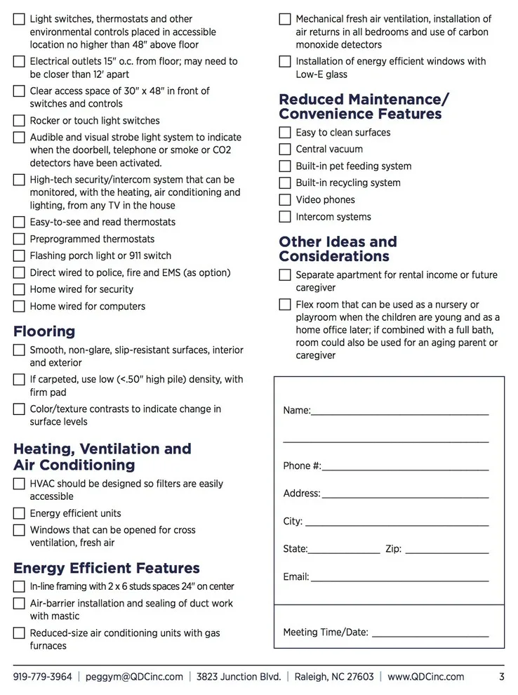 Inclusive Design Checklist by Quality Design & Construction - Photo 3