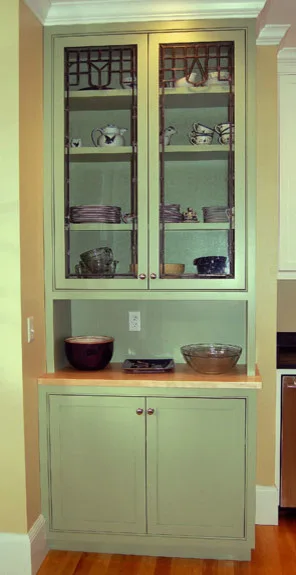 Green and White Culinary Space by Haydenville Woodworking & Design, Inc. - Photo 2