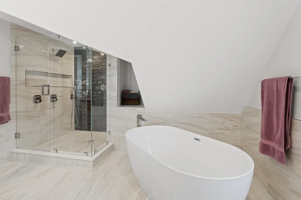 Contemporary Complete Home Renovation by New England Design & Construction - Photo 19