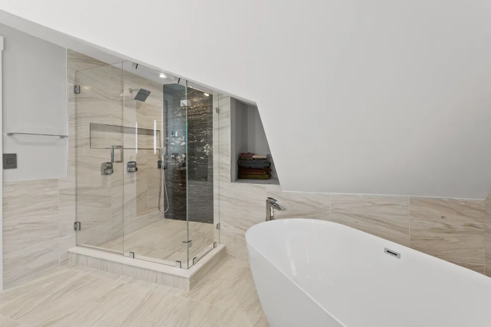 Contemporary Complete Home Renovation by New England Design & Construction - Photo 9