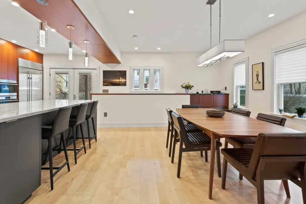 Contemporary Complete Home Renovation by New England Design & Construction - Photo 3