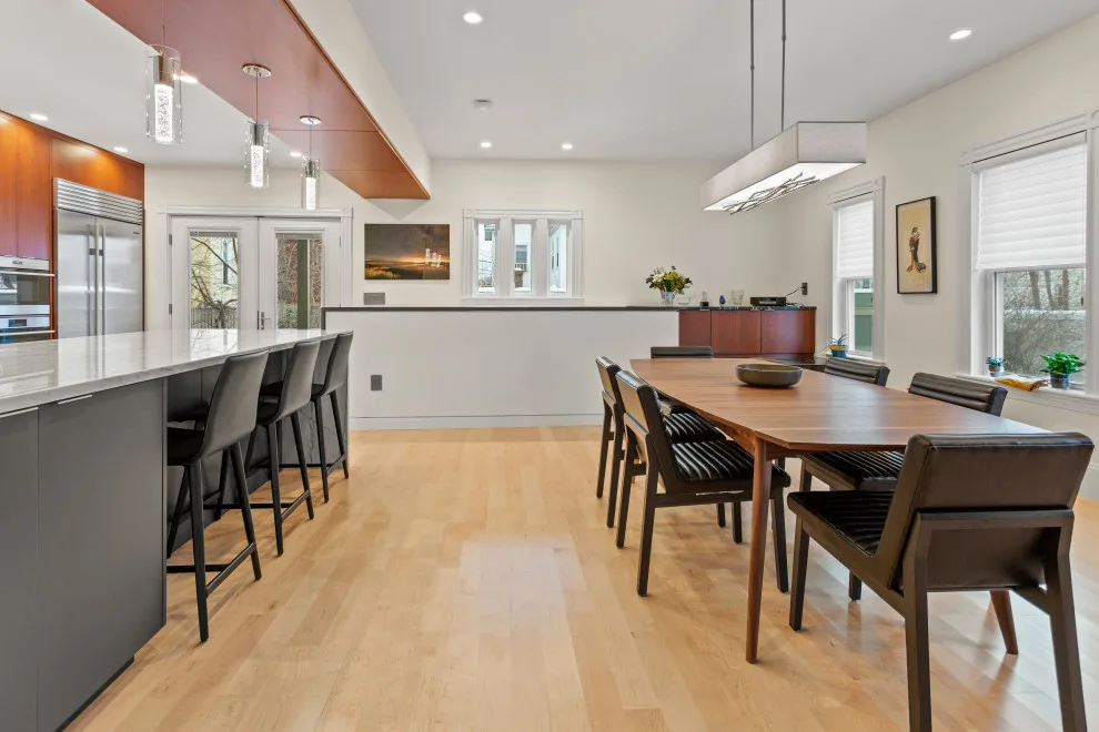 Contemporary Complete Home Renovation by New England Design & Construction - Photo 12