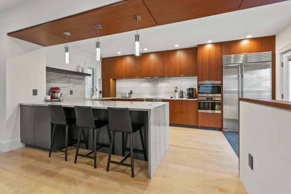 Contemporary Complete Home Renovation by New England Design & Construction - Photo 18
