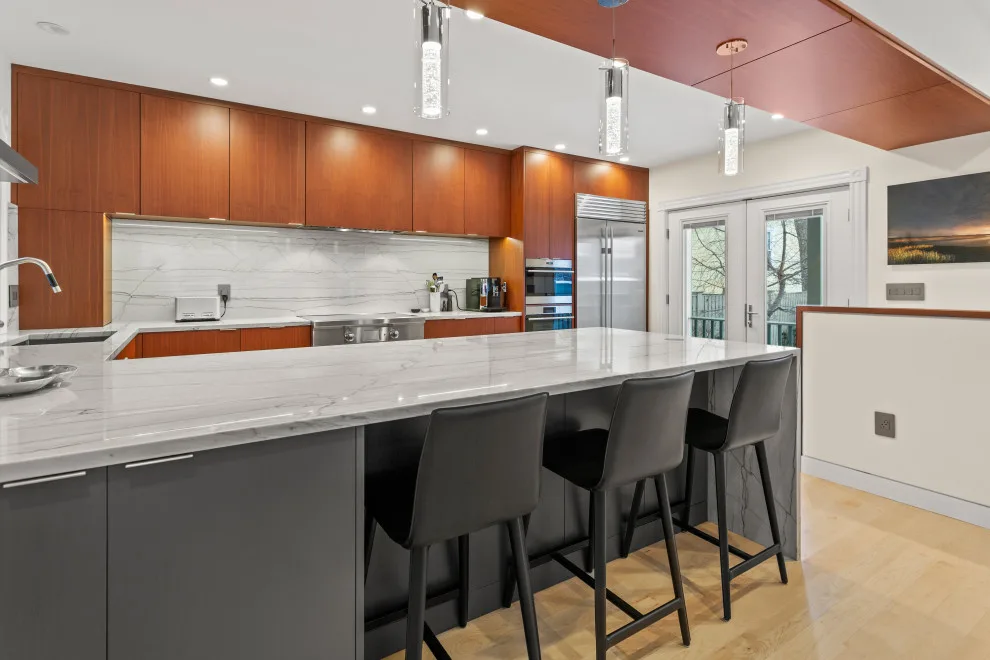 Contemporary Complete Home Renovation by New England Design & Construction - Photo 36