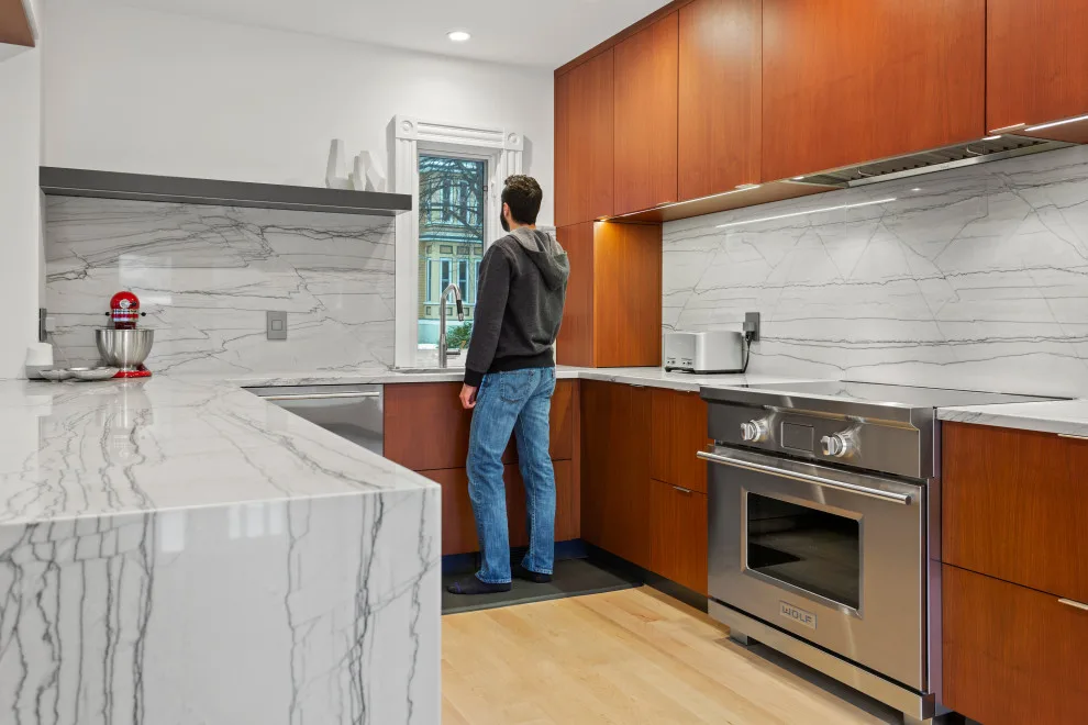 Contemporary Complete Home Renovation by New England Design & Construction - Photo 22