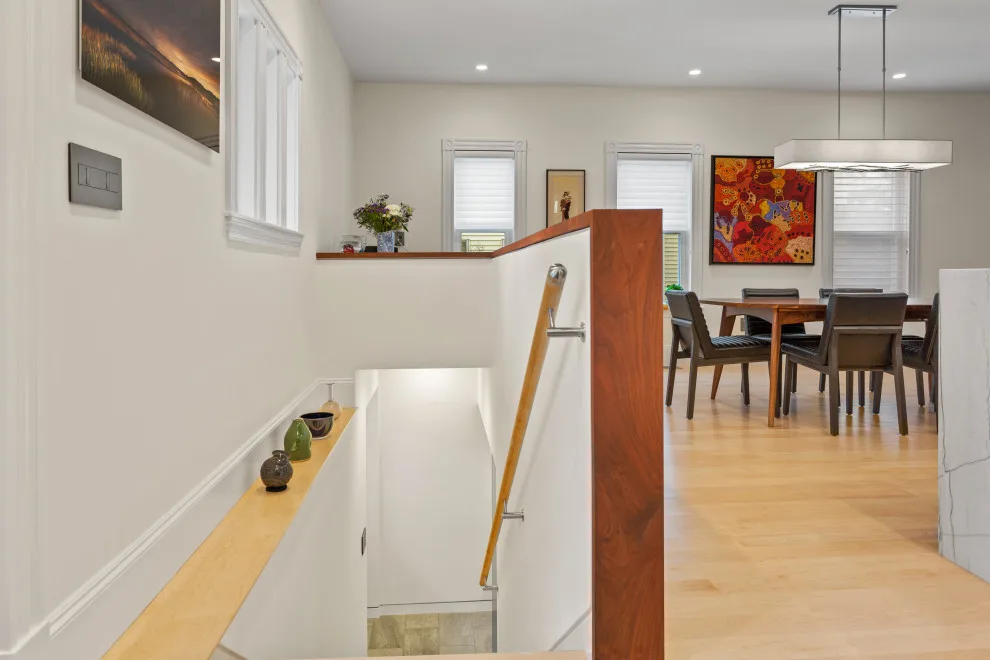 Contemporary Complete Home Renovation by New England Design & Construction - Photo 4