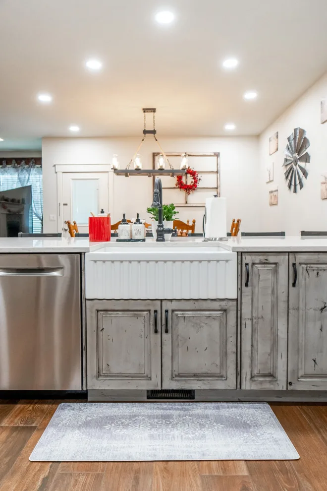 2022 Rustic Kitchen, Utility Room, and Restroom by Renaissance Remodeling - Photo 11