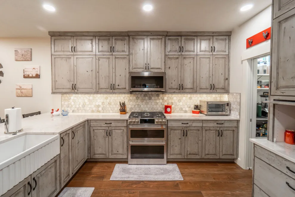 2022 Rustic Kitchen, Utility Room, and Restroom by Renaissance Remodeling - Photo 14