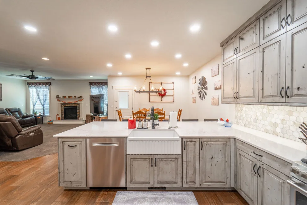 2022 Rustic Kitchen, Utility Room, and Restroom by Renaissance Remodeling - Photo 19