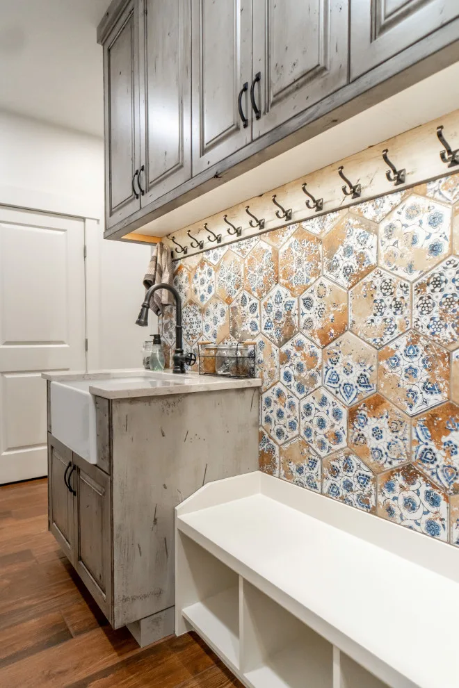 2022 Rustic Kitchen, Utility Room, and Restroom by Renaissance Remodeling - Photo 15