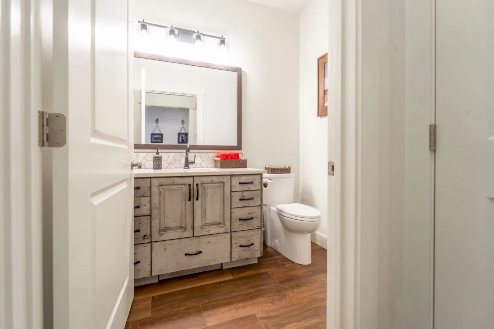 2022 Rustic Kitchen, Utility Room, and Restroom by Renaissance Remodeling - Photo 12