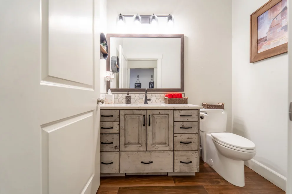 2022 Rustic Kitchen, Utility Room, and Restroom by Renaissance Remodeling - Photo 20