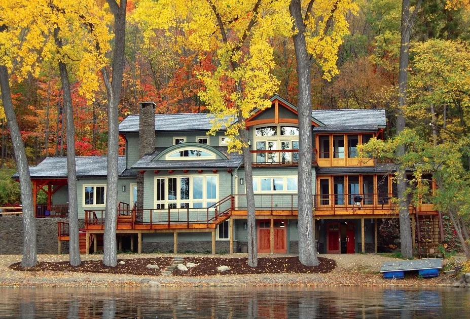 A Home by the Lake by New Energy Works Timberframers - Photo 6