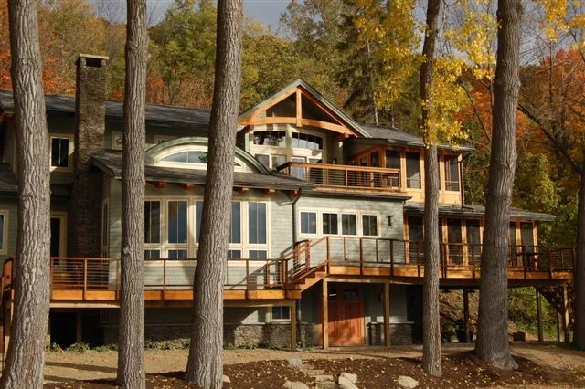 A Home by the Lake by New Energy Works Timberframers - Photo 14