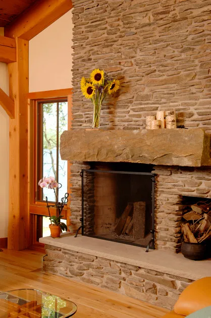A Home by the Lake by New Energy Works Timberframers - Photo 16