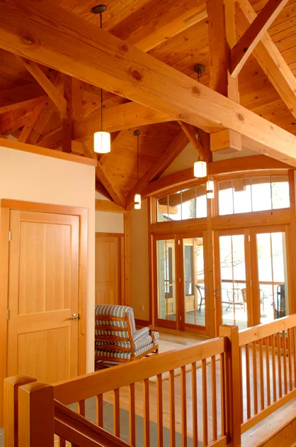 A Home by the Lake by New Energy Works Timberframers - Photo 8