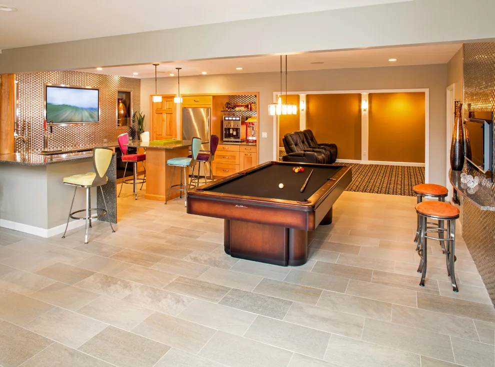 Recreational Finished Basement in Festus, MO by Mosby Building Arts - Photo 7