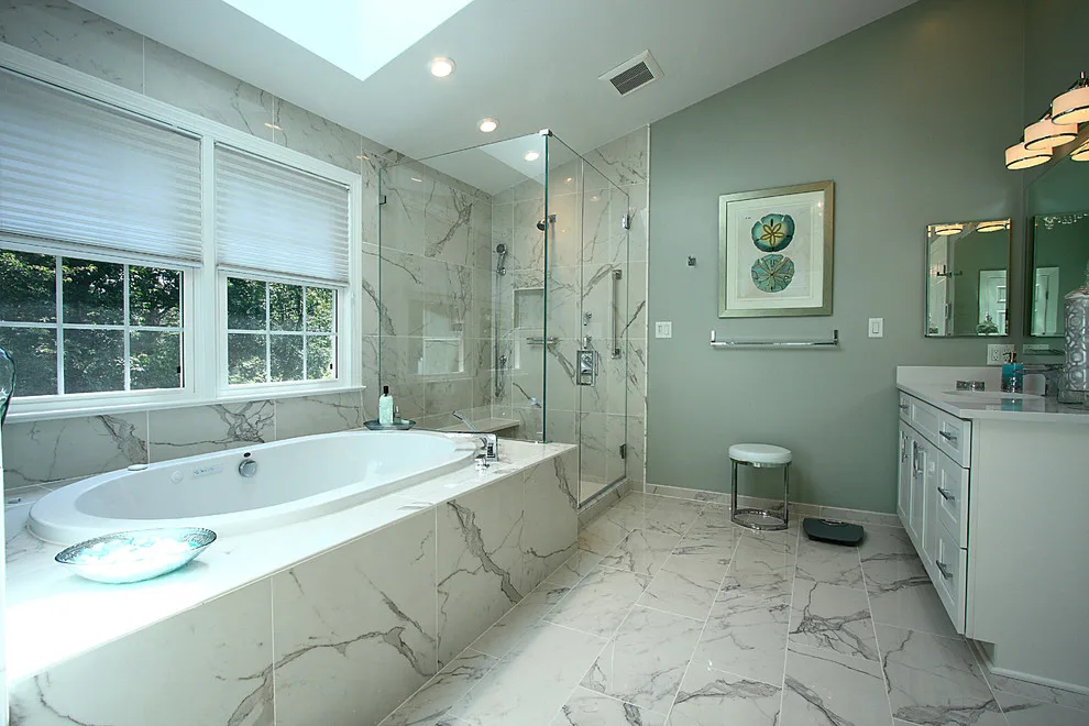 Master Bath Oasis in Alexandria, VA by Heartland Design And Remodeling - Photo 4