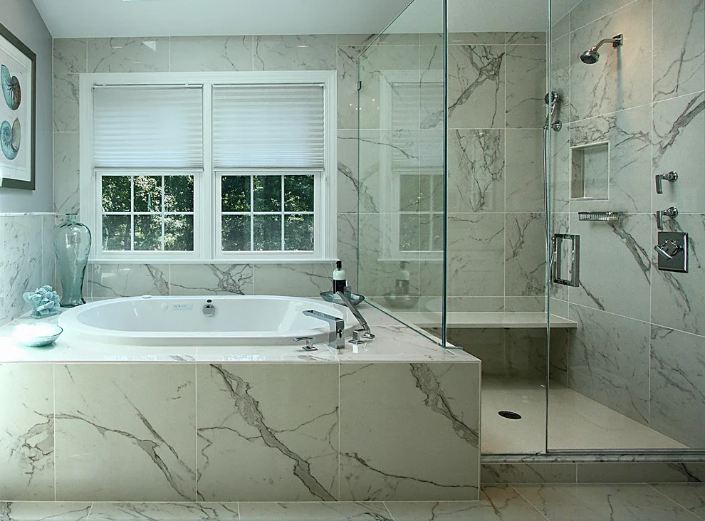 Master Bath Oasis in Alexandria, VA by Heartland Design And Remodeling - Photo 9