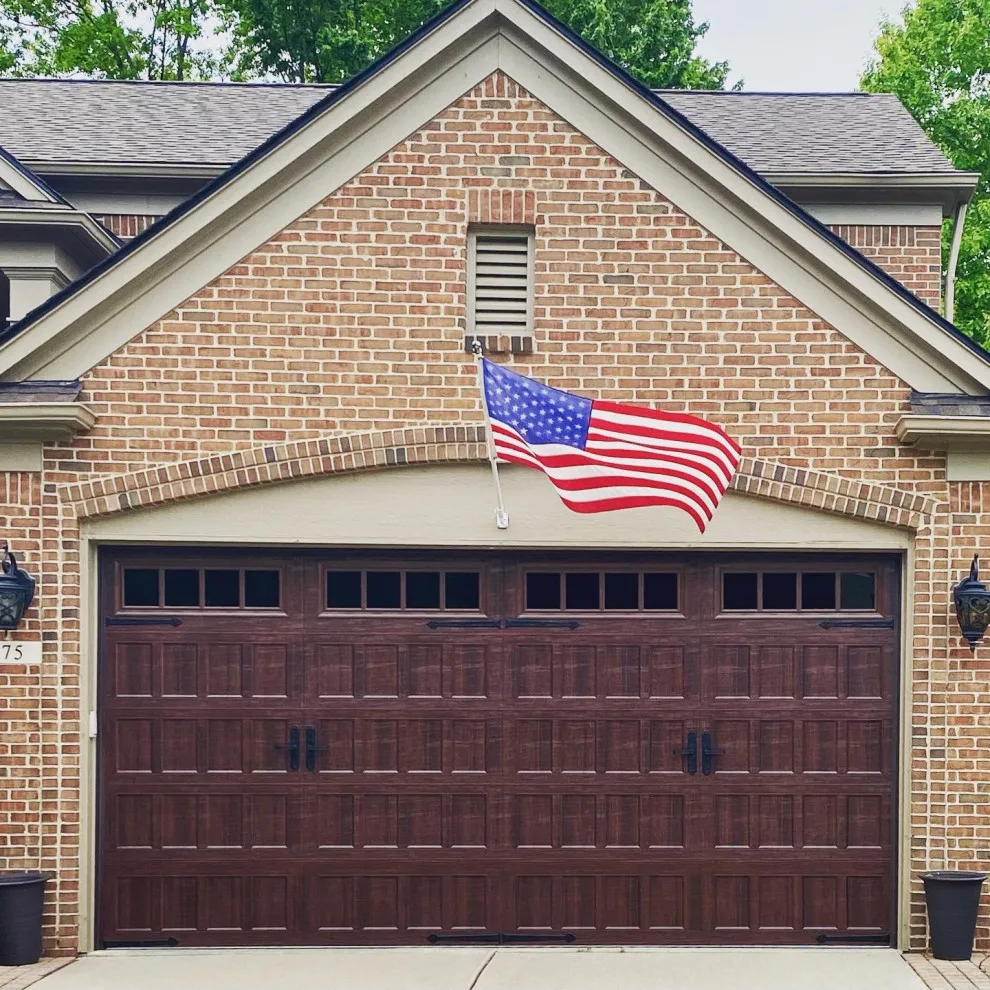 Amarr Mahogany Inset Garage Door Design by ARK Garage Doors LLC - Photo 3