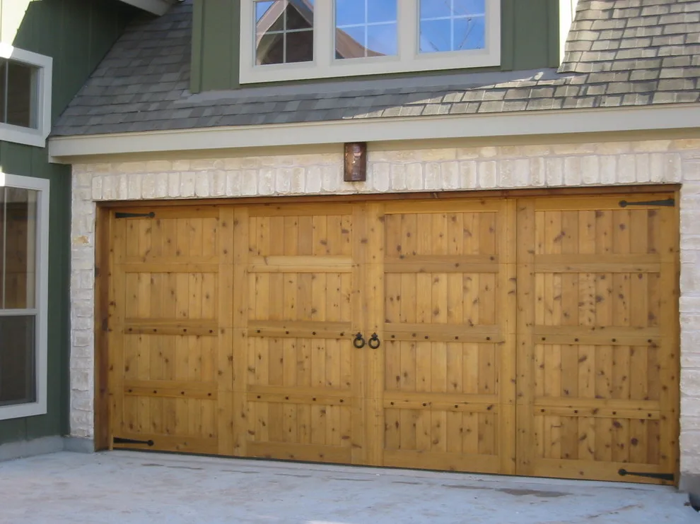 Natural Wood Garage Doors by Cedar Park Overhead Doors - Photo 5