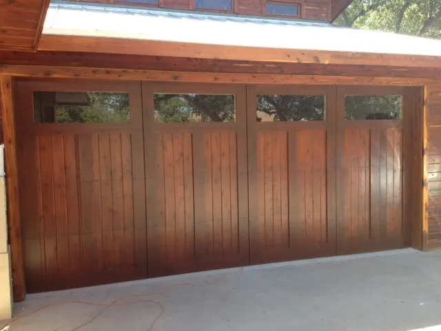 Natural Wood Garage Doors by Cedar Park Overhead Doors - Photo 15