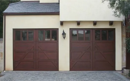 Wooden Carriage Garage Doors with Stained Finish by Garage Door Medics - Photo 24