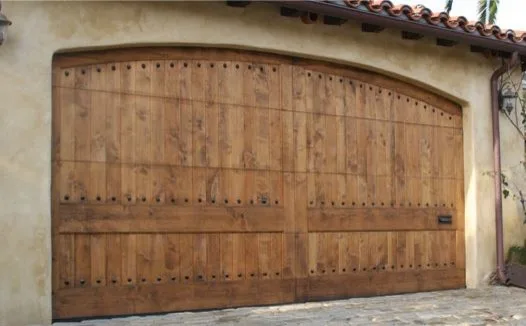 Wooden Carriage Garage Doors with Stained Finish by Garage Door Medics - Photo 11