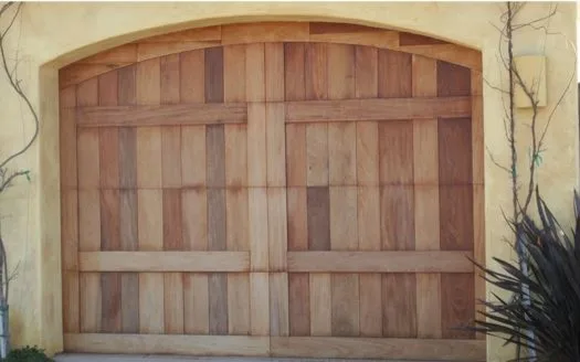 Wooden Carriage Garage Doors with Stained Finish by Garage Door Medics - Photo 40