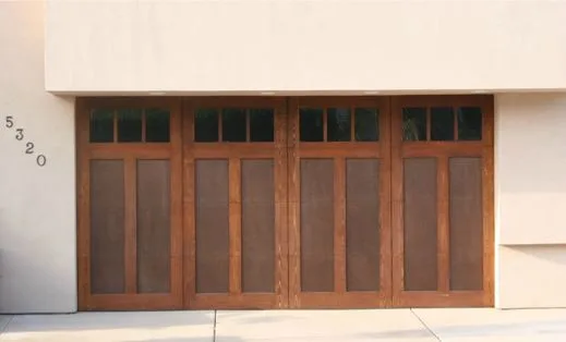 Wooden Carriage Garage Doors with Stained Finish by Garage Door Medics - Photo 37