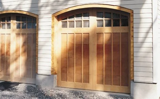 Wooden Carriage Garage Doors with Stained Finish by Garage Door Medics - Photo 26