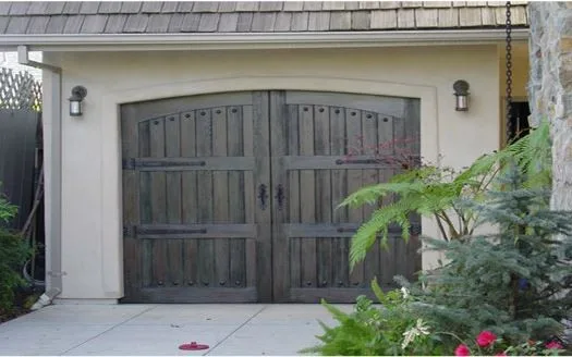 Wooden Carriage Garage Doors with Stained Finish by Garage Door Medics - Photo 22