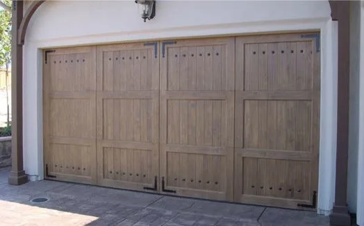 Wooden Carriage Garage Doors with Stained Finish by Garage Door Medics - Photo 25