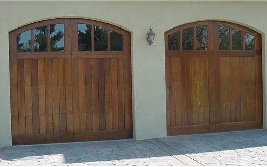 Wooden Carriage Garage Doors with Stained Finish by Garage Door Medics - Photo 47