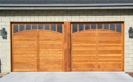 Wooden Carriage Garage Doors with Stained Finish by Garage Door Medics - Photo 38