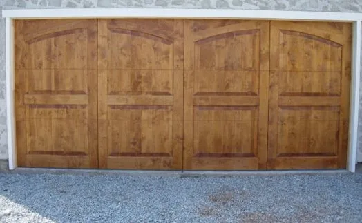 Wooden Carriage Garage Doors with Stained Finish by Garage Door Medics - Photo 48