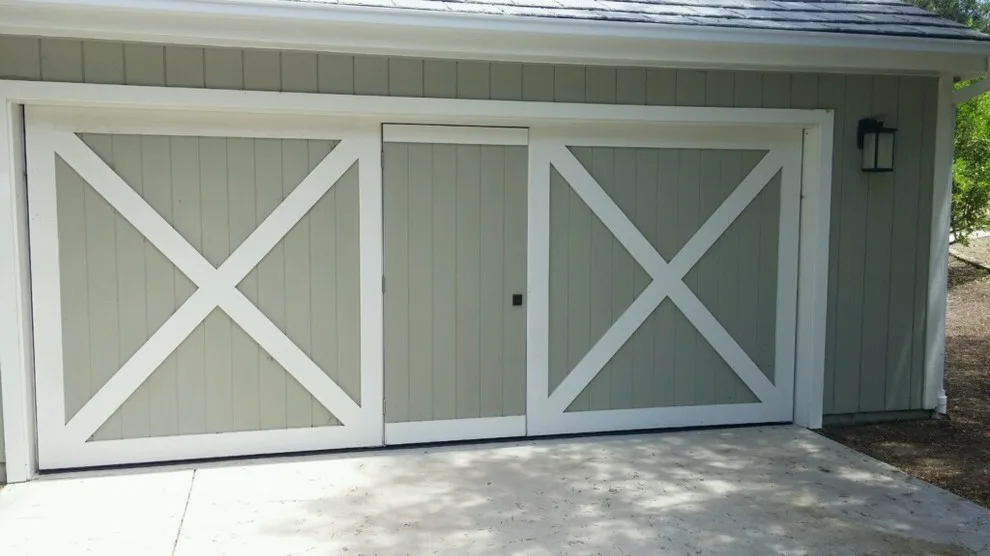 Personalized Wooden Garage Doors by Gates Doors & Ironworks - Photo 5