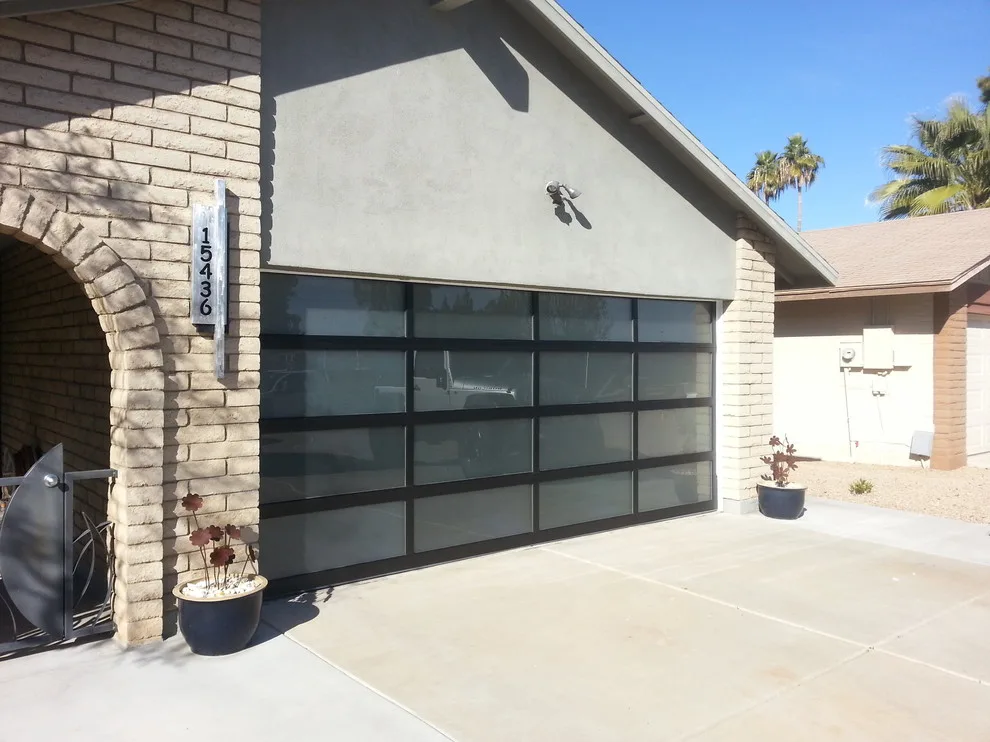 Contemporary Glass Garage Doors by Door 48 Handcrafted Garage Doors - Photo 10